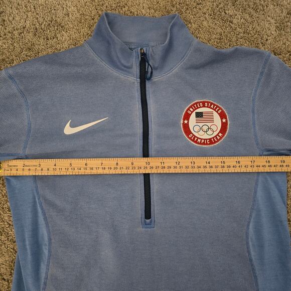 Nike ACG USA Olympic Dri-FIT ADV Half Zip Training Men's Logo Shirt Performance - Picture 2 of 9